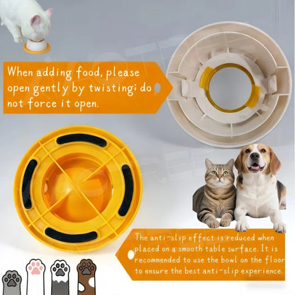 Dog & Cat Lick Bowl – Non-Slip Slow Feeder Enrichment Toy